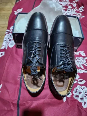 Georgia Men Black Shoes Size 47
