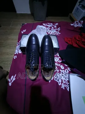 Georgia Men Black Shoes Size 47