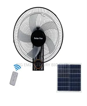 Solar and Rechargeable Wall Fan.