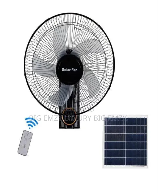 Solar and Rechargeable Wall Fan.