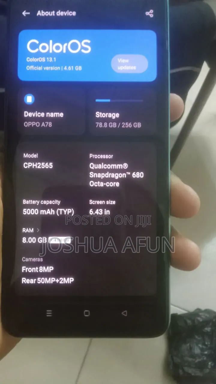 Oppo A78 128 GB Blue