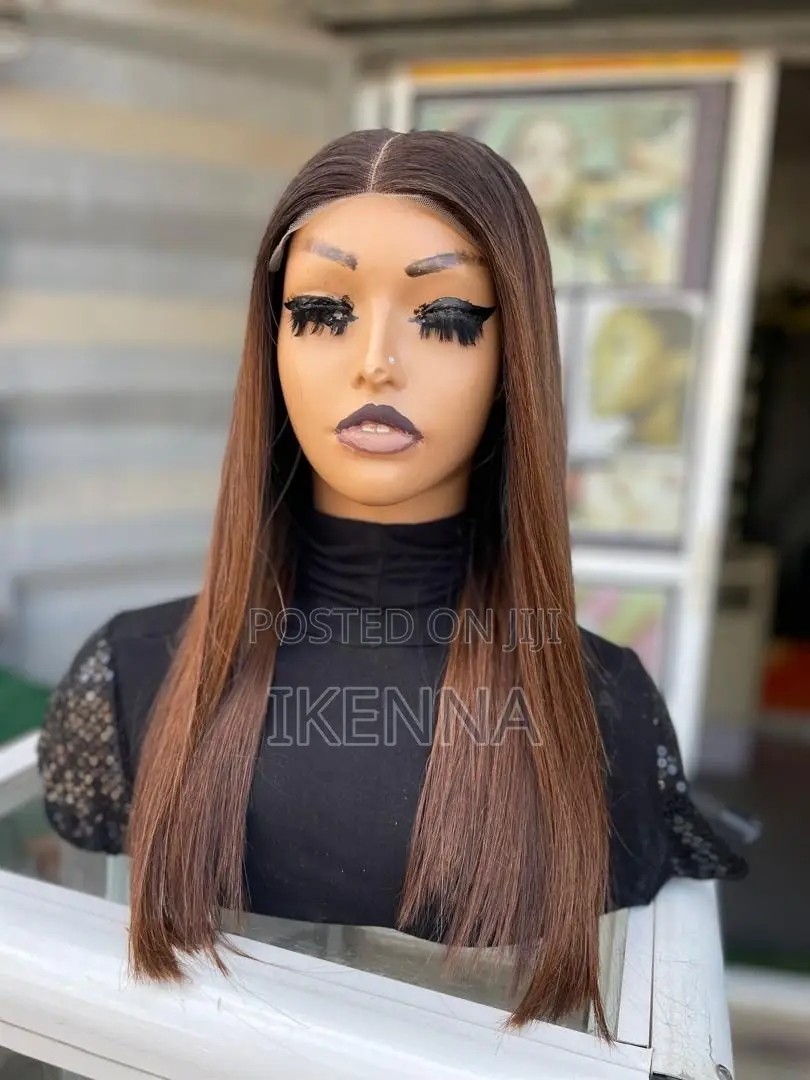 16inches Bone Straight Wig With a Closure