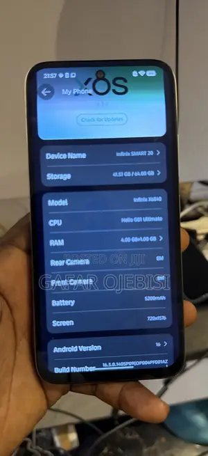 Infinix Smart 20 64 GB Gray