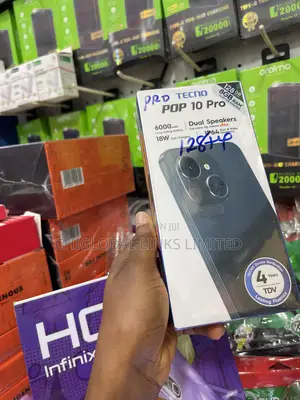 New Tecno Pop 10 Pro 128 GB Black
