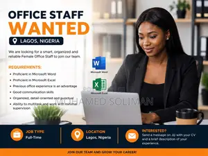 Office Staff Wanted – Lagos