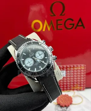 Omega Seamaster, Stainless Steel , Leather Watch, Active Chronograph