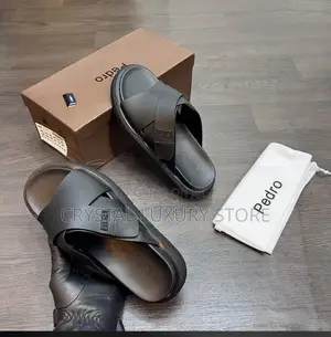 Pedro Quality Luxury Men Genuine Leather Pams