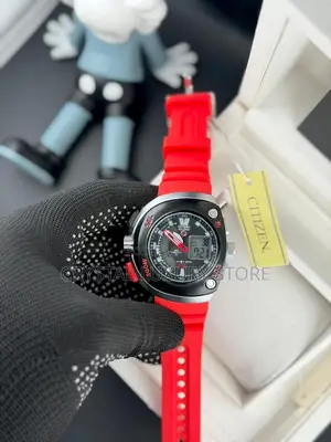Citizen Quality Luxury Men Rubber Strap Wristwatch