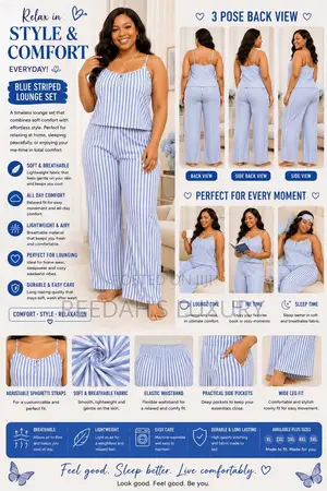 Stripped Lounge Set