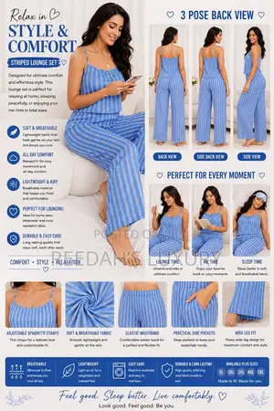 Stripped Lounge Set