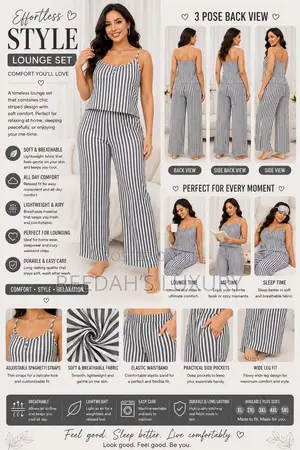 Stripped Lounge Set