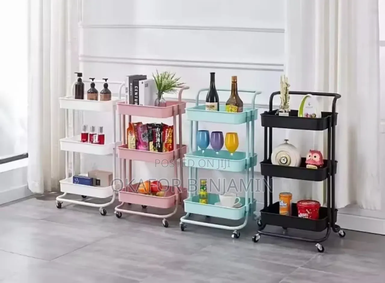 High Quality 3tier Multipurpose Storage Trolley