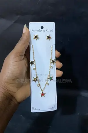 Charm Necklace and Earring