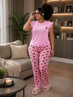 Strawberry Ruffled Loungewear