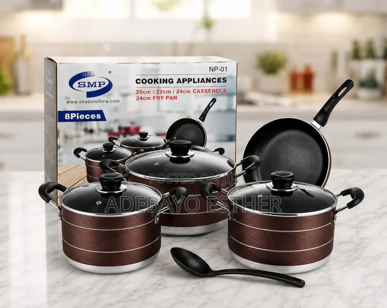 10-Piece Non-Stick Cookware Set