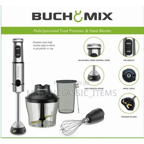 Buchymix 4 in 1 Food Processor