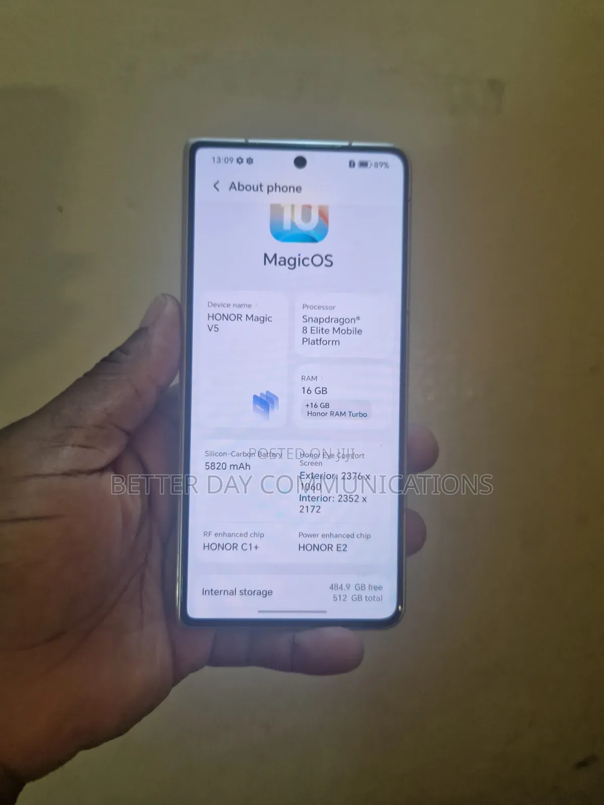 Honor Magic V5 512 GB Gold