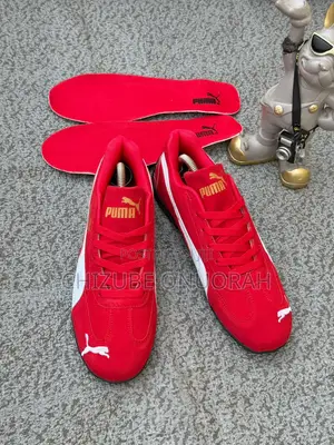Puma Speedcat OG Sneakers | Black | Red