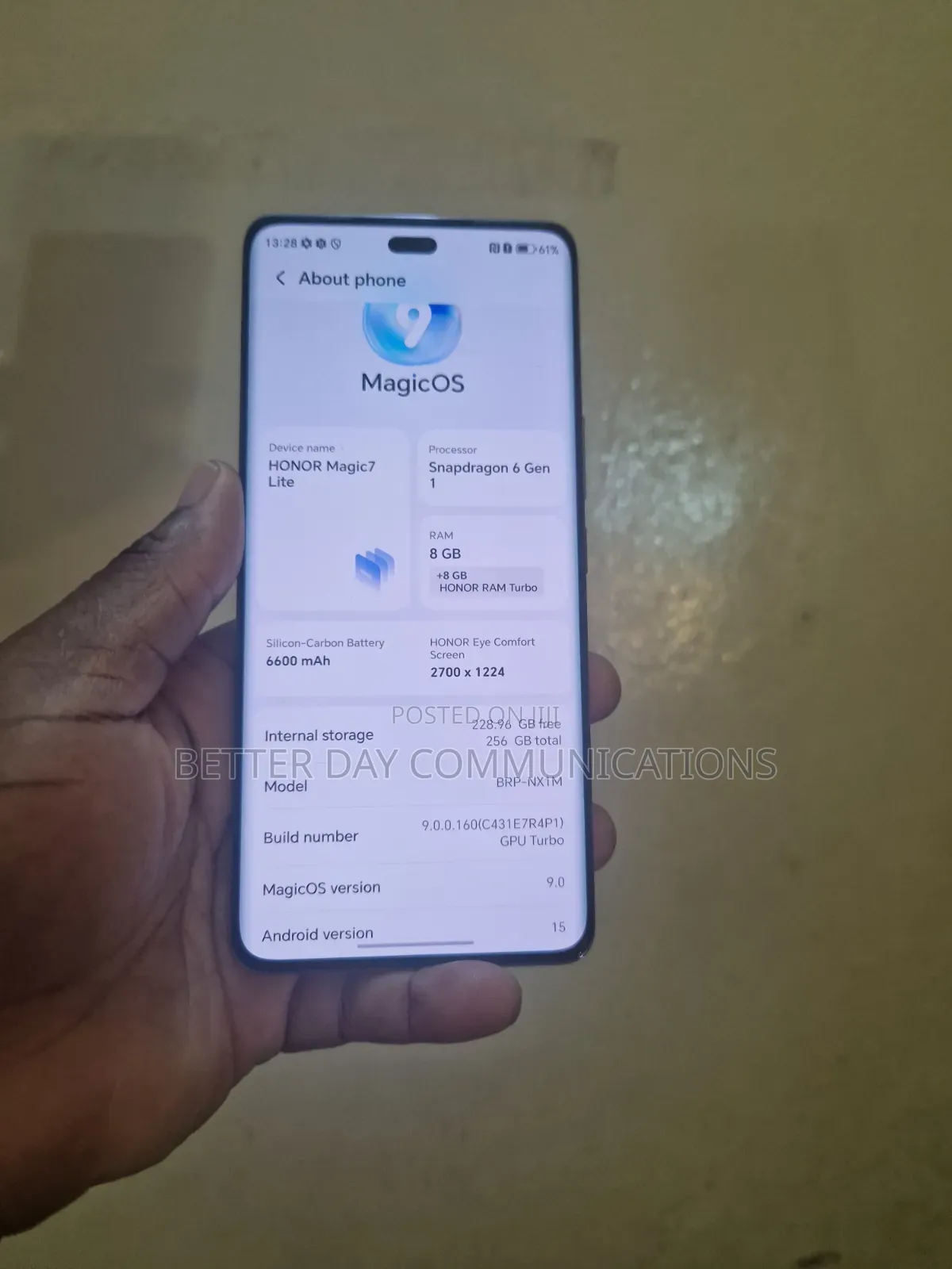 Honor Magic7 Lite 256 GB Purple