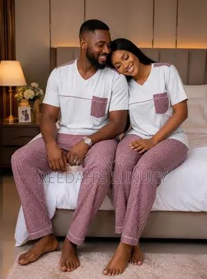 Matching Gingham Lounge Set