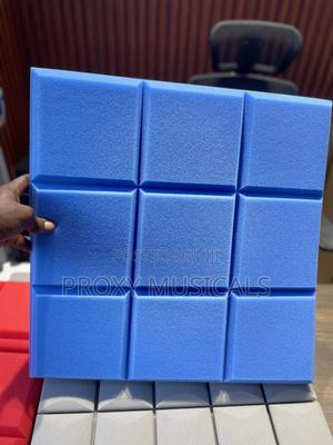 Sound Treatment Acoustic Foam Wall Panels Blue Color