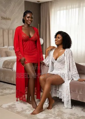 Lace Robe Slip Set
