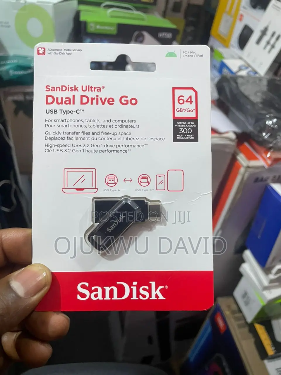 SanDisk Ultra USB Type-C Flash Drive, 64GB