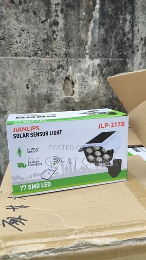 SMD Solar Rechargeable Light Security Light With Remote