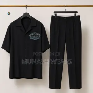 Amiri Black Shirt X Pant
