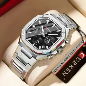 Curren Steel Chain
Working Chronograph 
Water 🌊 Resistant