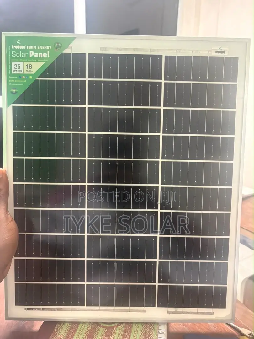 25watts /18v Iwin Solar Panel