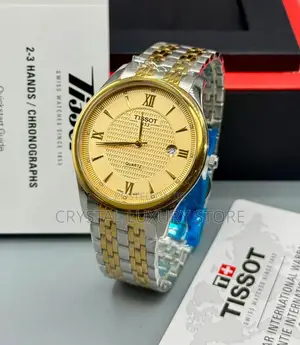 Tissot Quality Luxury Men Chain Strap Wristwatch