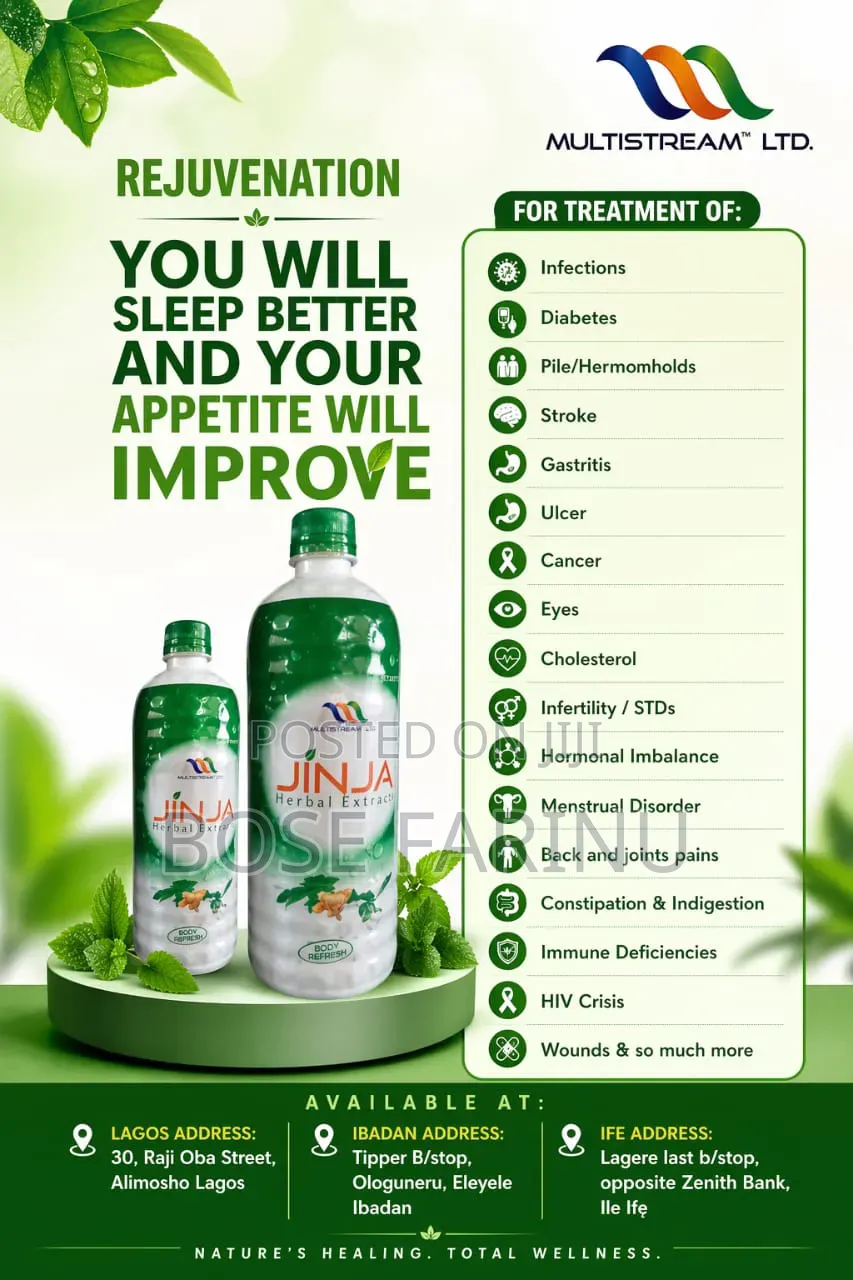 Multi Stream Jinja Herbal Extract