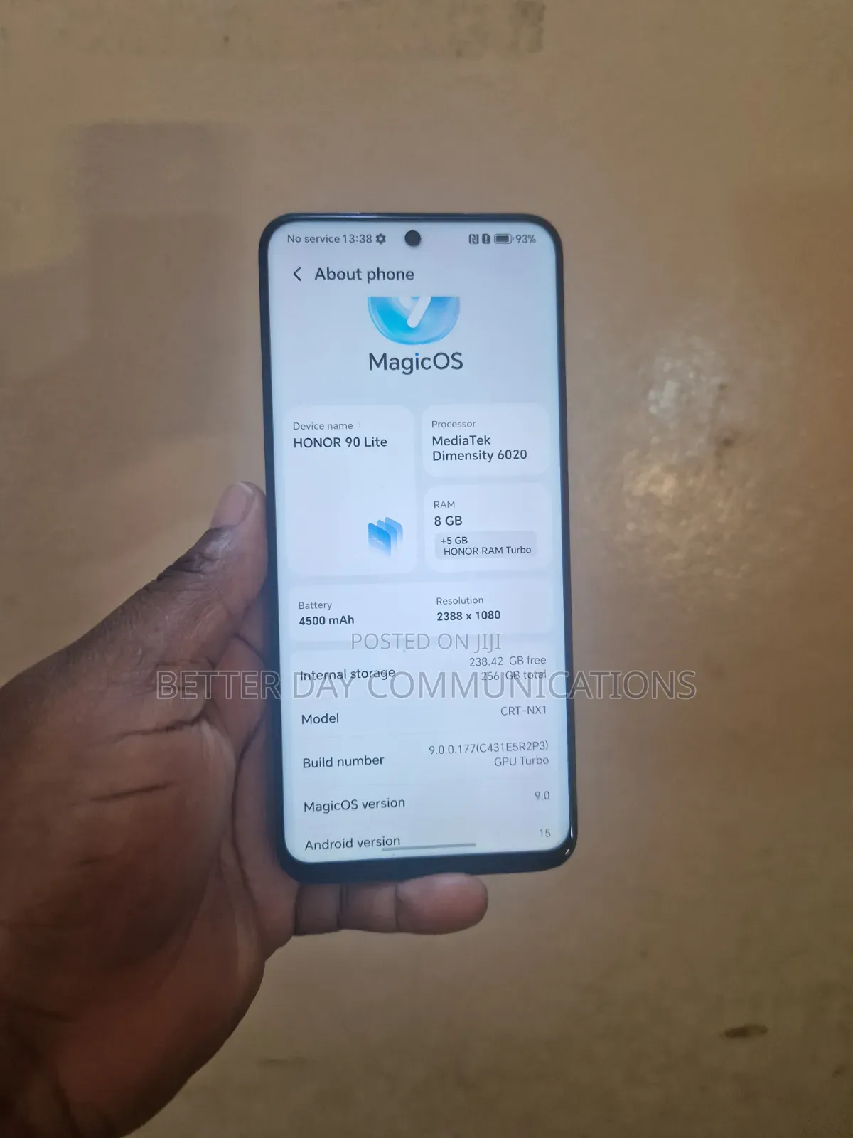 Honor 90 Lite 256 GB Black