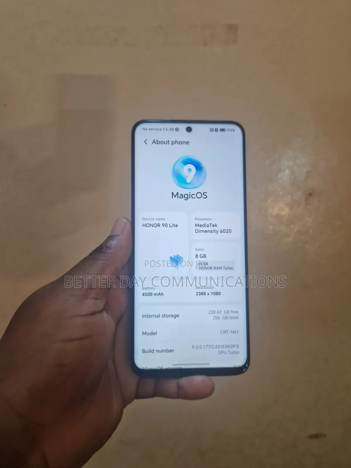 Honor 90 Lite 256 GB Black
