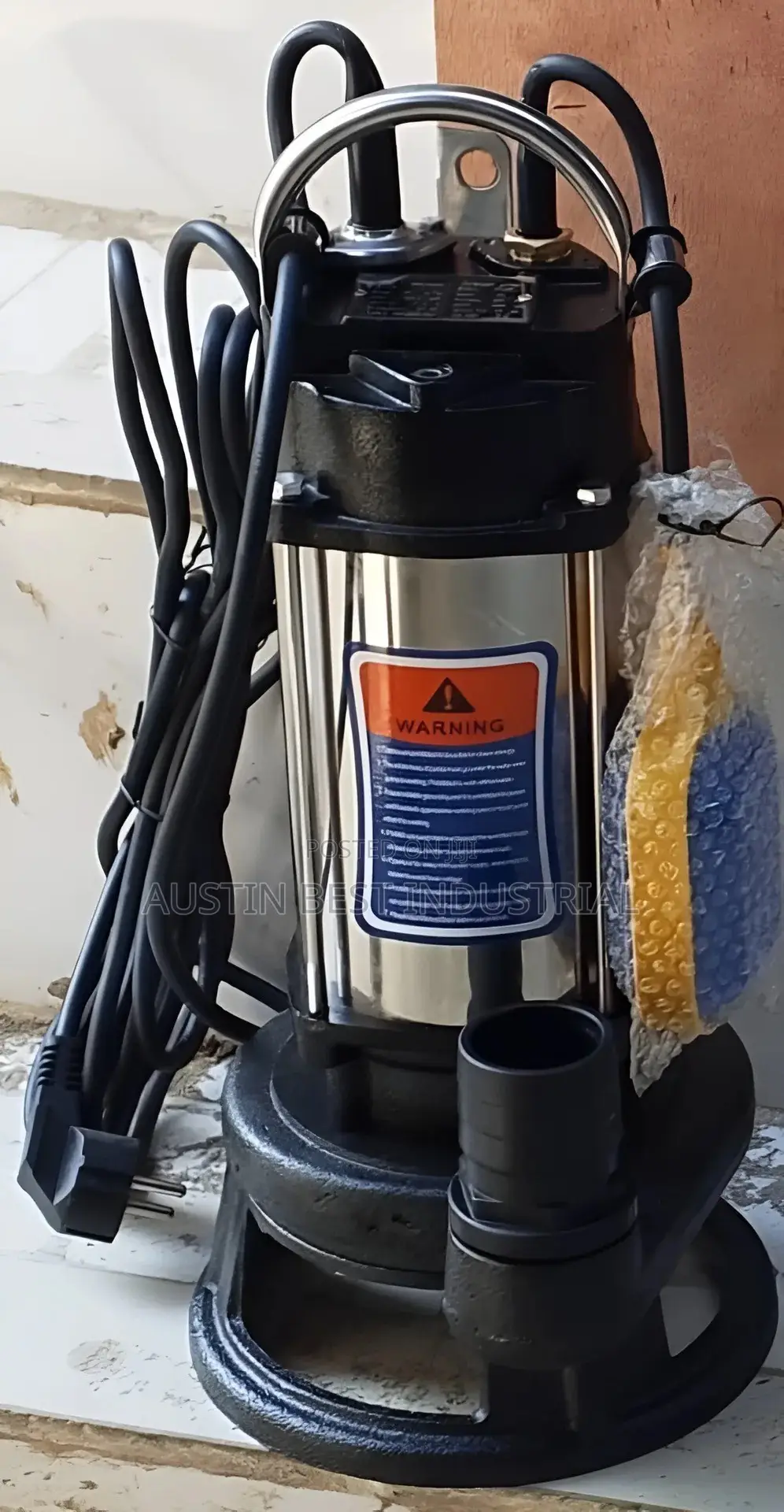 1hp Sewage Pump With Cutter Impeller (Grinder)