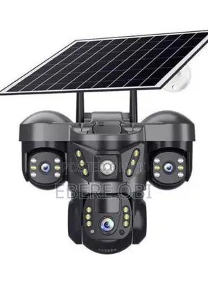 4 Lens Solar CCTV Camera - 4G Security Camera
