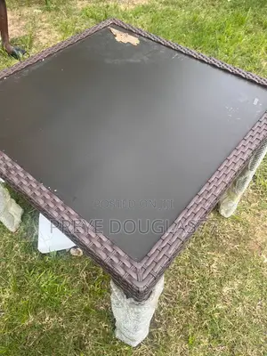 Brand New Square Plastic Rattan Outdoor Table