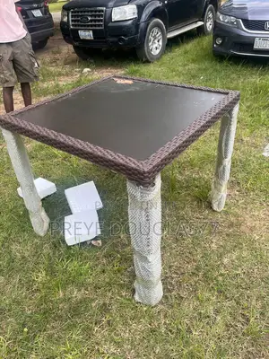Brand New Square Plastic Rattan Outdoor Table