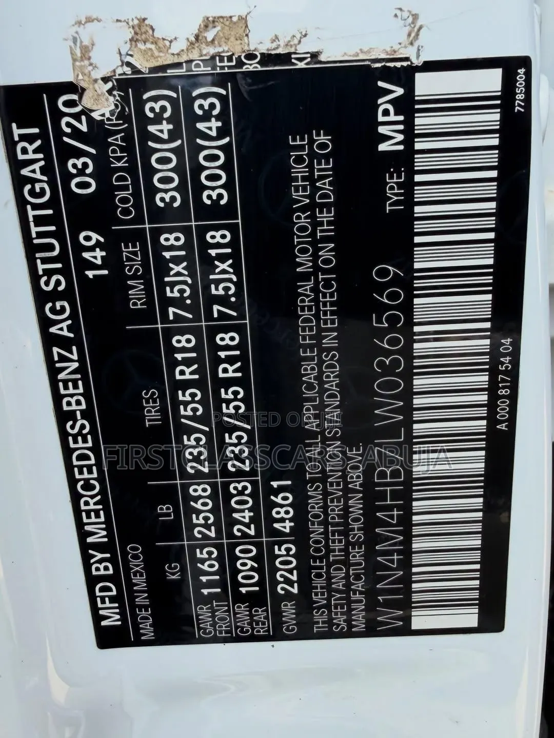 Mercedes-Benz GLB-Class GLB 250 4MATIC 2020 White
