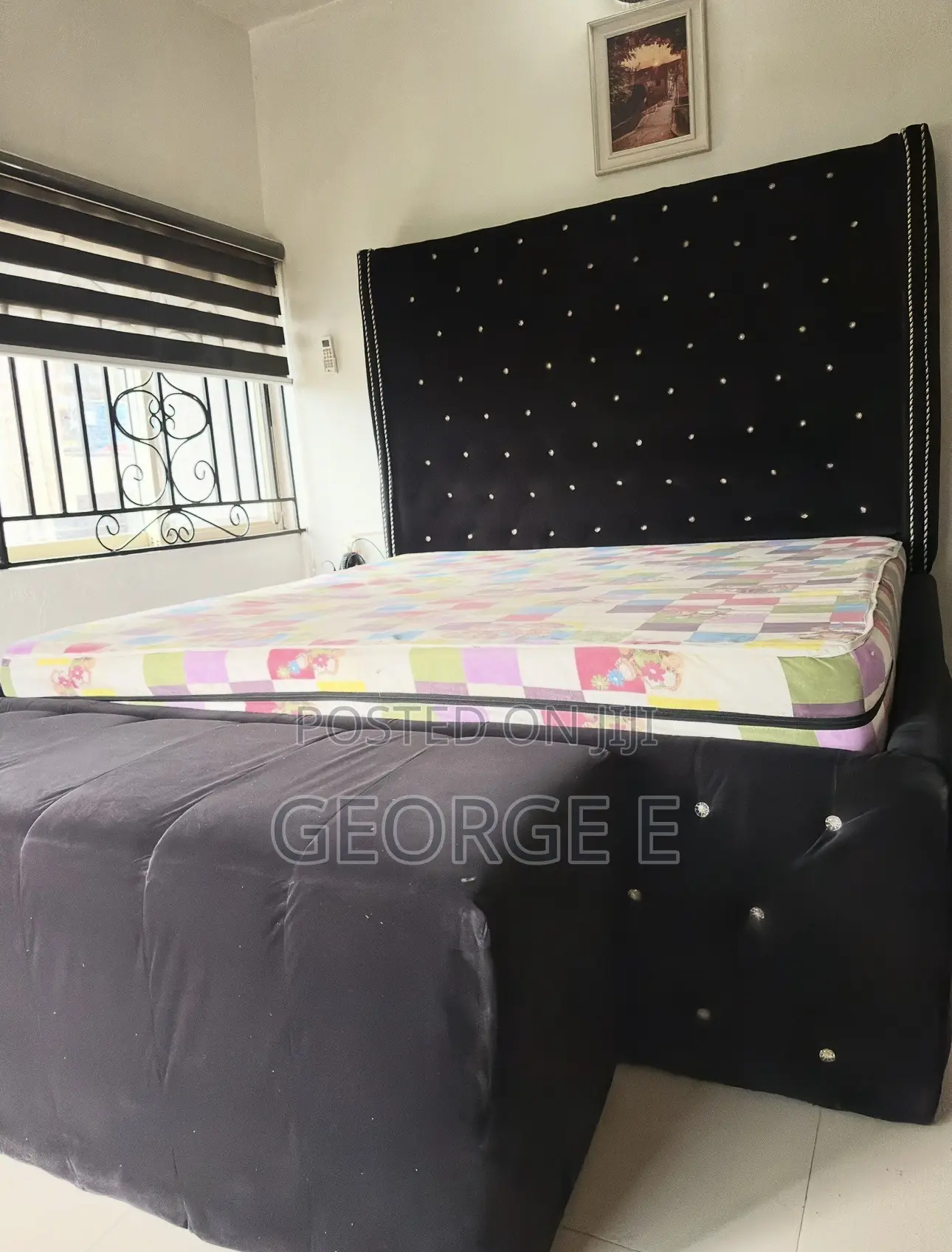 6×6 Luxury Bed Frame With Ottoman