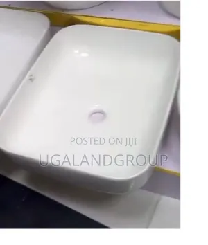 Glossy White Countertop Basin