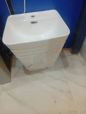 Wall Hung Square Countertop Wash Hand Basin