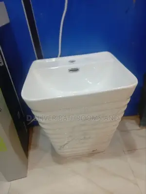 Wall Hung Square Countertop Wash Hand Basin