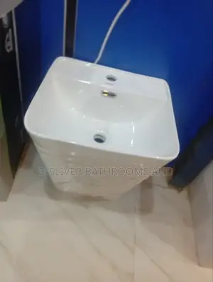 Wall Hung Square Countertop Wash Hand Basin