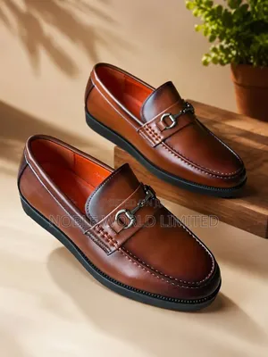 Solid Leather  Black/Brown Shoes TEST 2b