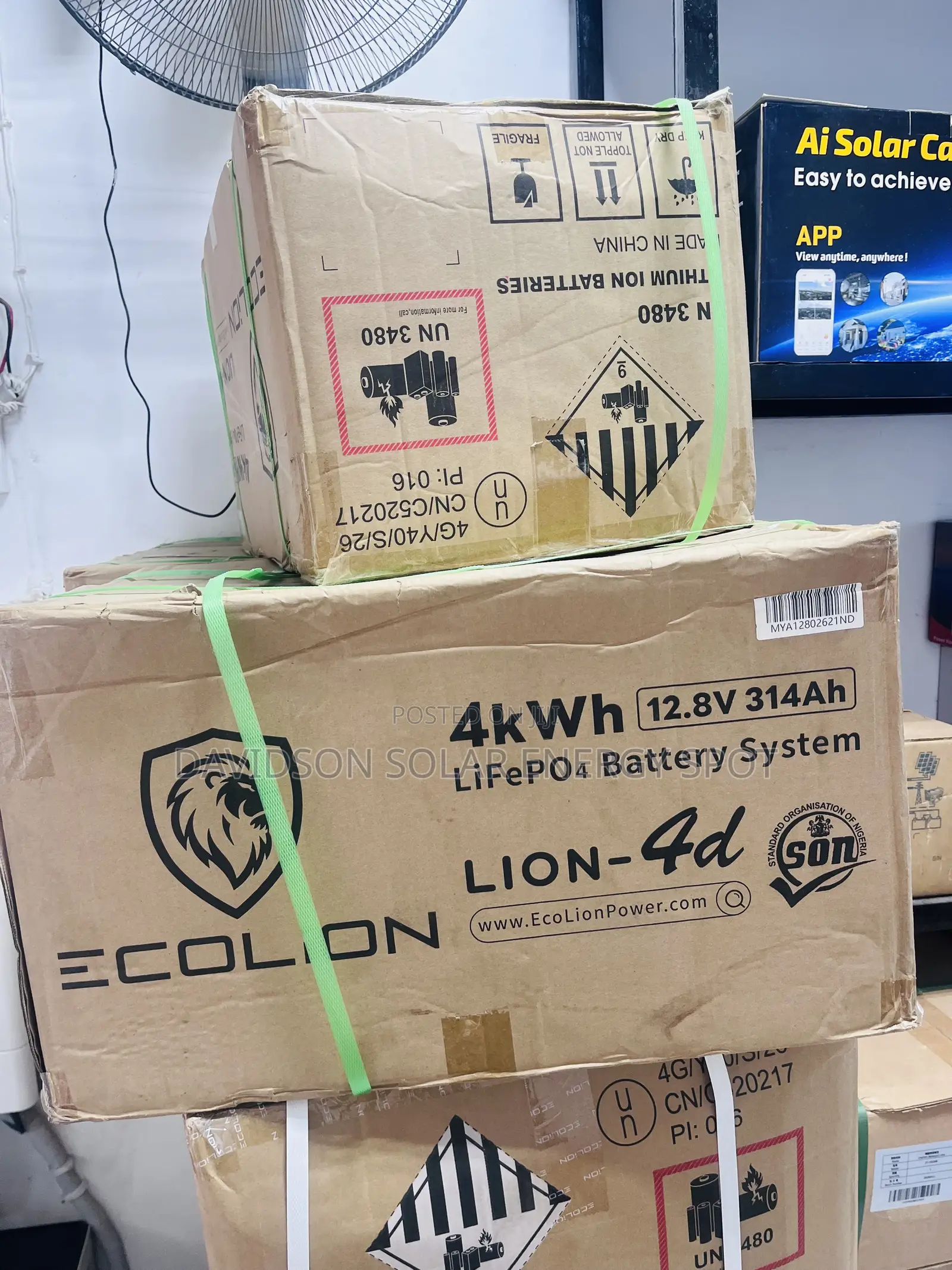 4kwh 12v Ecolion Solar Lithium Ion Battery