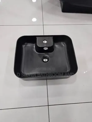 Black Canter Top Basin