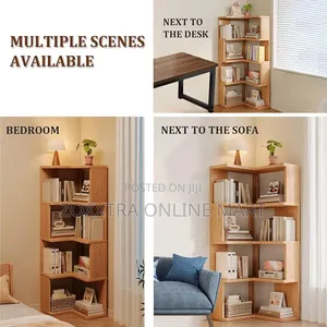 Tall Corner Bookshelf