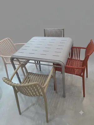 Outdoor Four(4) Seaters Table With Chairs
